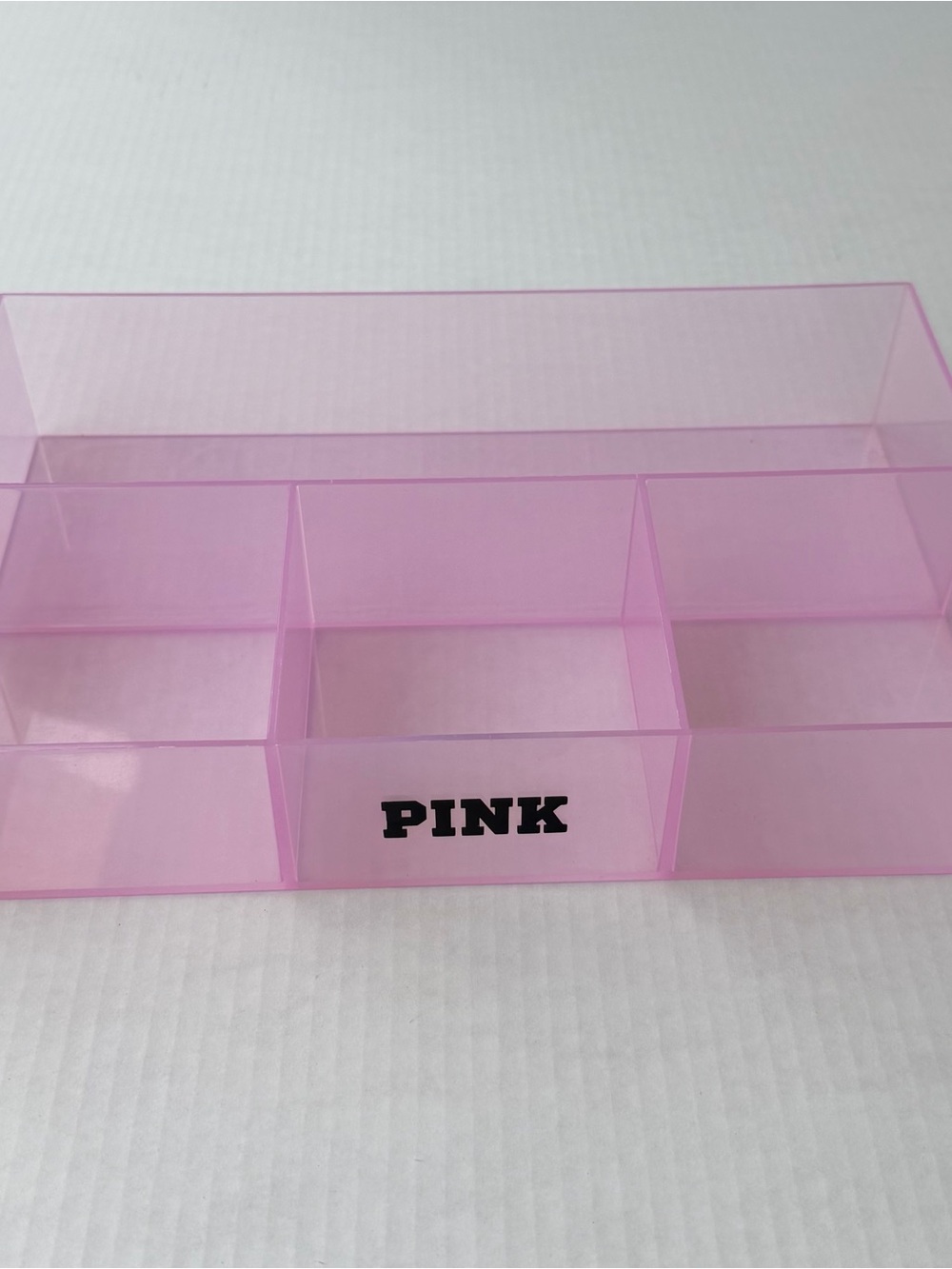 PINK Victoria's Secret Pink Acrylic Cosmetic & Organizer
